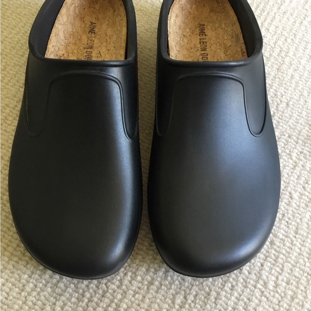 Aime Leon Dore Black Slip-On Loafers